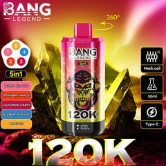 BANG LEGEND 120000 Puffs Disposable Vape Wholesale - VZVAPE