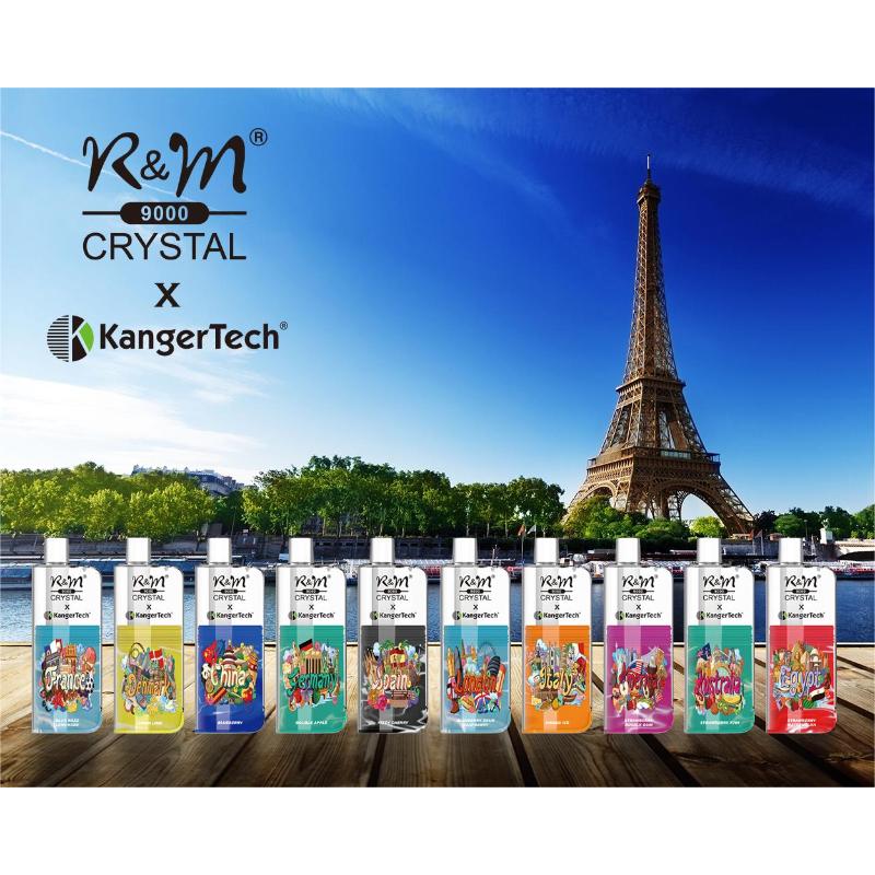 R&M CRYSTAL 9000 Puffs Disposable Vape Wholesale - VZVAPE