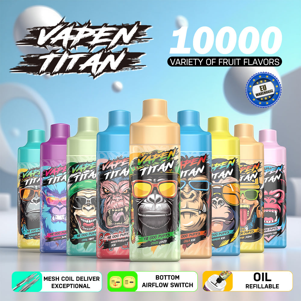 EU Warehouse VAPEN TITAN 10000 Puffs Disposable Vape Wholesale VzVape Wholesale EU Warehouse VAPEN TITAN 10000 Puffs Disposable Vape Wholesale VzVape Wholesale