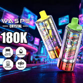 EU Warehouse WASPE Crystal 8 in 1 180K Puffs 68ml Disposable Vape Wholesale - VZVAPE