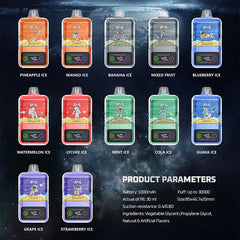 ATVS Astronaut 30000 Puffs Disposable Vape Wholesale - VZVAPE