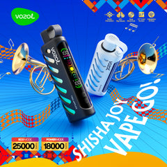 VOZOL GEAR SHISHA 25000 Puffs Disposable Vape Wholesale - VZVAPE