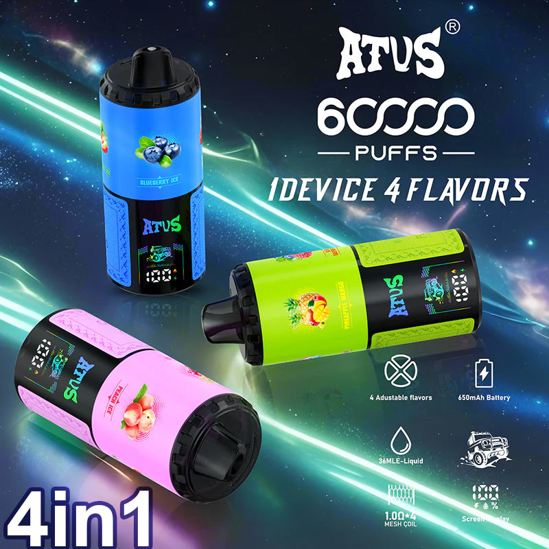 ATVS 4IN1 60000 Puffs Disposable Vape Wholesale - VZVAPE