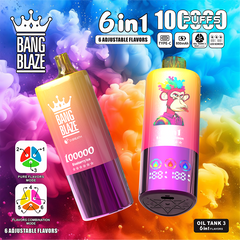 EU Warehouse BANG BLAZE 6 IN 1 100k Puffs Disposable Vape Wholesale - VZVAPE