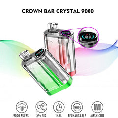 Al Fakher Crown Bar Crystal 9000 Puffs Disposable Vape Wholesale - VZVAPE