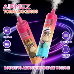 EU Warehouse Airmez Tornado 25000 Puffs Disposable Vape Wholesale