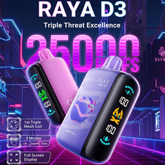 EU Warehouse ELF BAR RAYA D3 25000 Puffs Disposable Vape Wholesale
