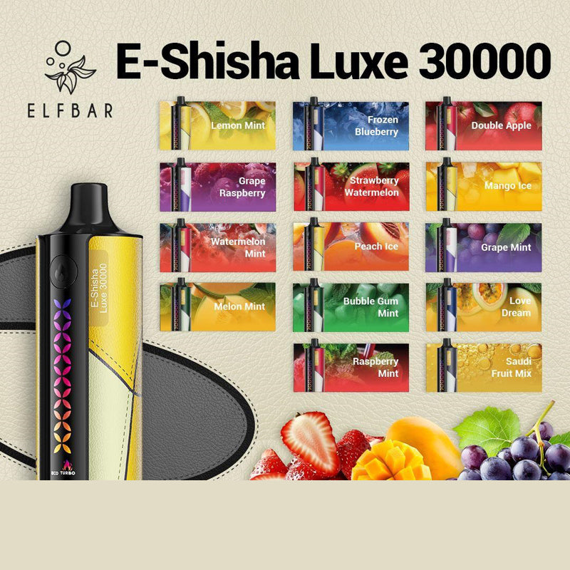 ELF BAR E-Shisha Luxe 30000 Puffs Disposable Vape Wholesale - VZVAPE