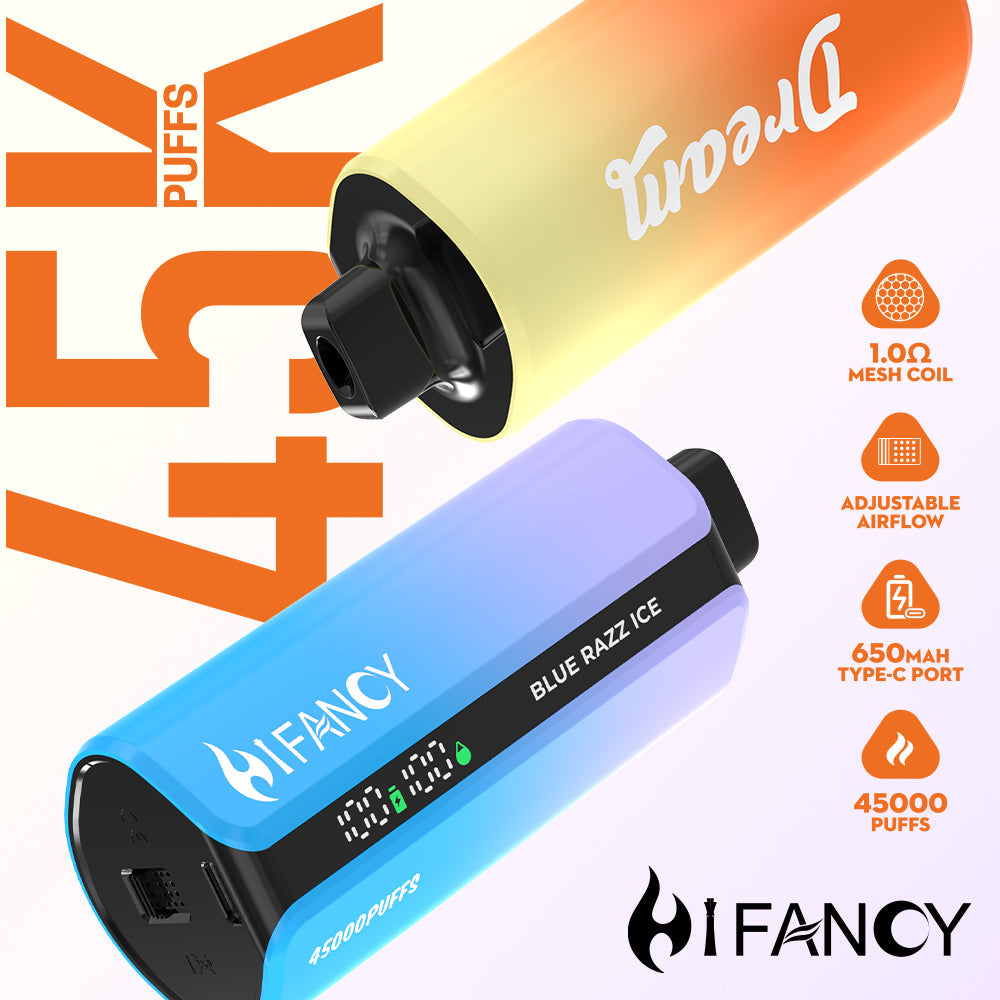 EU Warehouse HIFANCY DREAM 45000 Puffs Disposable Vape Wholesale - VZVAPE