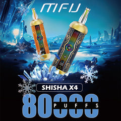 US Warehouse MFU SHISHA X4 8O000 Puffs Disposable Vape Wholesale