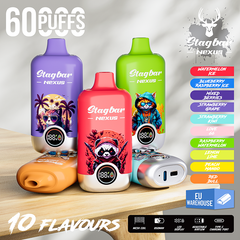 EU Warehouse Stagbar NEXUS 60000 Puffs Disposable Vape Wholesale - Vapz Vape Wholesale