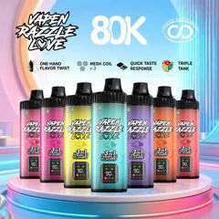 EU Warehouse VAPEN RAZZLE LOVE 3IN1 80000 Puffs Disposable Vape Wholesale