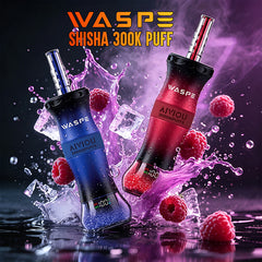 EU Warehouse WASPE Shisha Hookah 300K Puffs Disposable Vape Wholesale