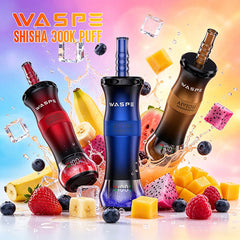EU Warehouse WASPE Shisha Hookah 300K Puffs Disposable Vape Wholesale