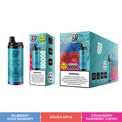 EU Warehouse ZOOY king TRIPLE 3IN1 80000 Puffs Disposable Vape Wholesale