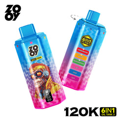 EU Warehouse ZOOY 6IN1 120K Puffs Disposable Vape Wholesale