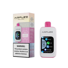Airfuze 30000 Puffs Bluetooth Touch Screen Disposable Vape Wholesale - Vapz Vape Wholesale