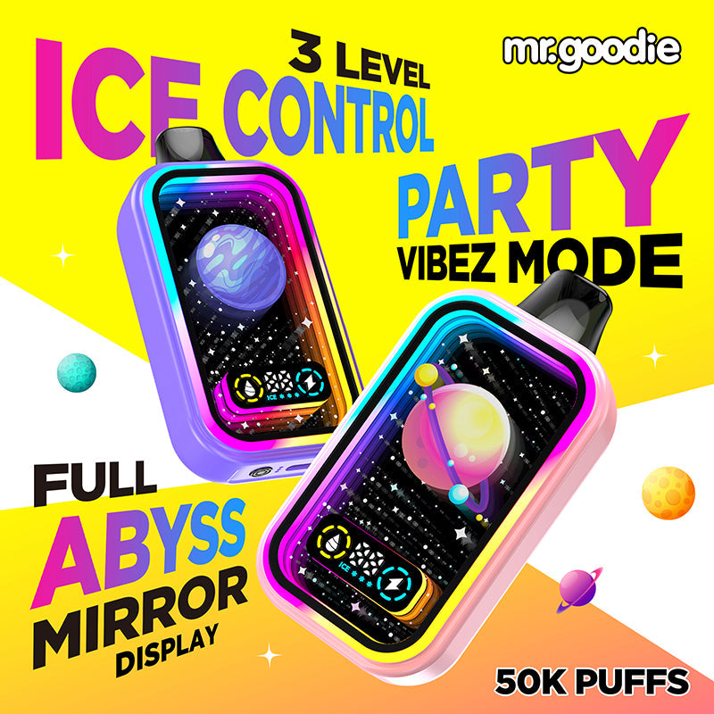 Mr.Goodie Abyss Mirror Ice Control 50000 Puffs Disposable Vape Wholesale - VZVAPE