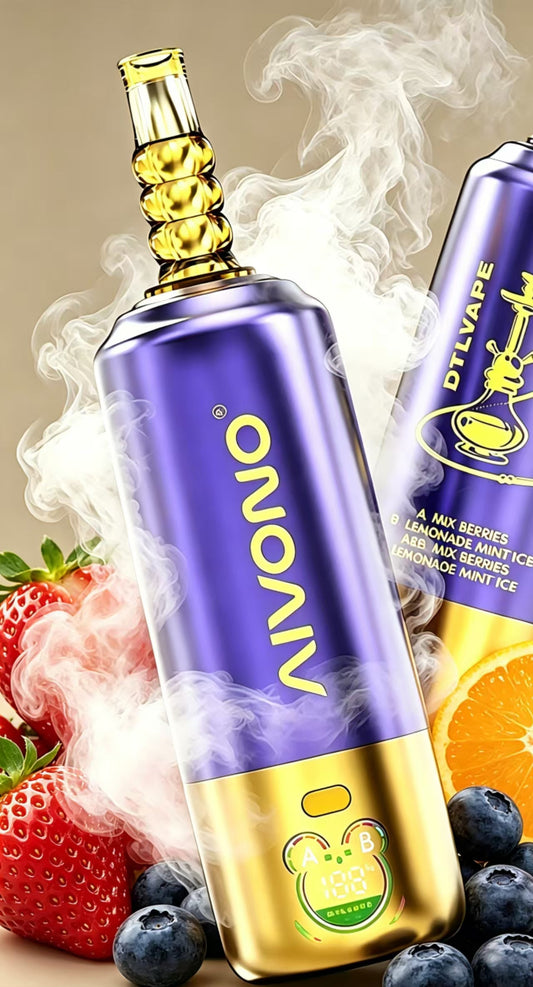EU Warehouse AIVONO DTL 3 IN 1 120K Puffs Disposable Vape Wholesale