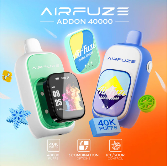 Airfuze Addon 40k Review—Customizable Disposable Vape