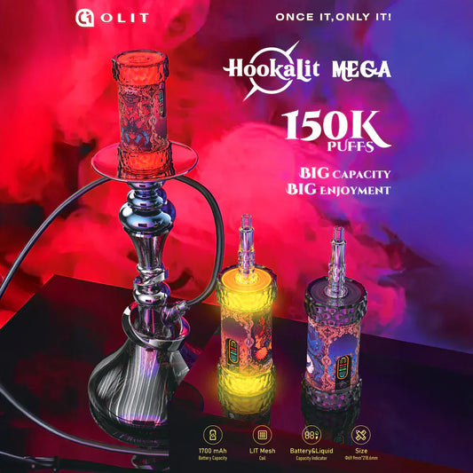 Olit Hookalit Mega 150K Is The Biggest Disposable Vape?