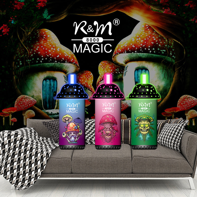 R&M CRYSTAL 9000 Puffs Disposable  Vape Wholesale - VZVAPE