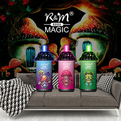 R&M CRYSTAL 9000 Puffs Disposable  Vape Wholesale - VZVAPE