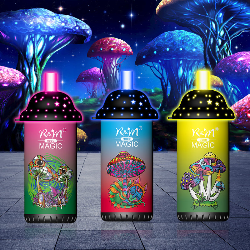 R&M CRYSTAL 9000 Puffs Disposable  Vape Wholesale - VZVAPE