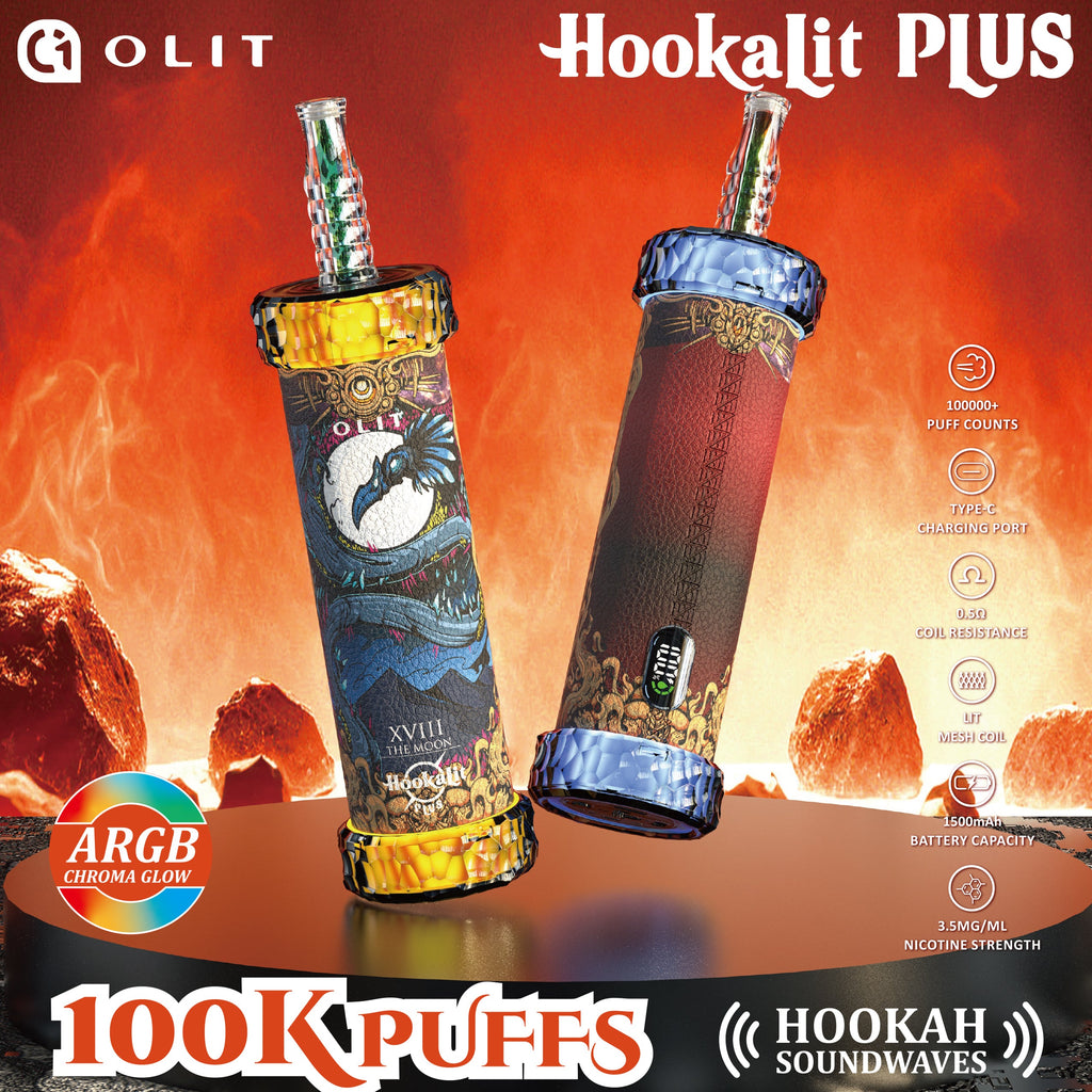 OLIT HOOKALIT PLUS 100k Puffs 50ml Disposable Vape Wholesale  VzVape  Wholesale