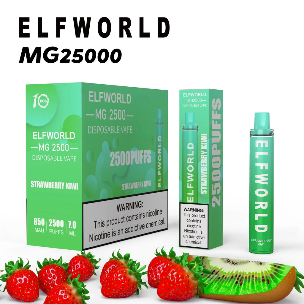 ELFWORLD MG 2500 Puffs Dosposable Vape Wholesale - Vapz Vape Wholesale