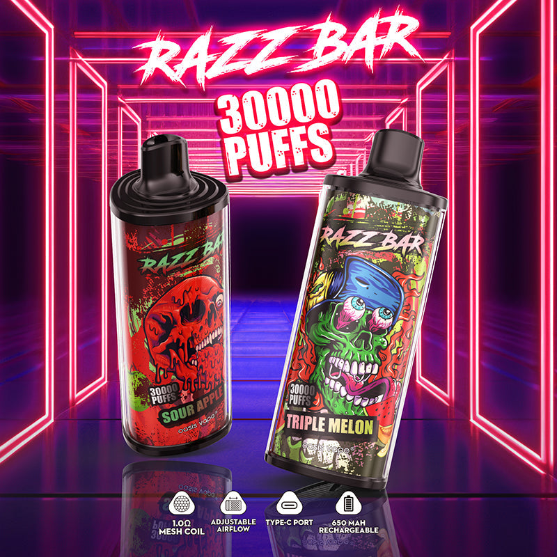 EU Warehouse Razz Bar 30000 Puffs Disposable Vape Wholesale - [VzVape.com]