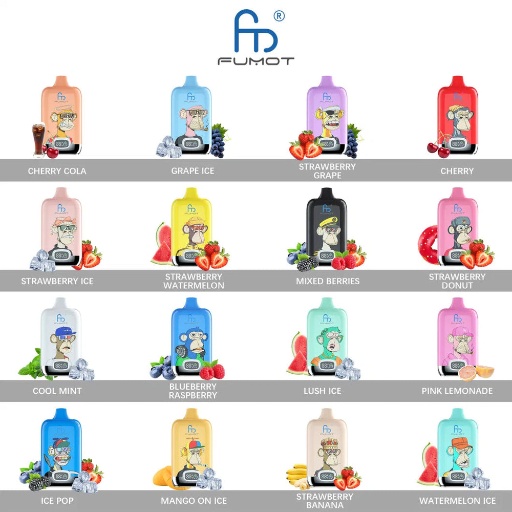Fumot RandM Digtal box 12000  Puffs Disposable Vape Wholesale - [VzVape.com]