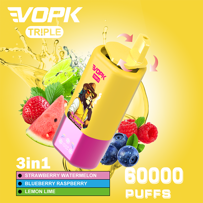 VOPK 3in1 60000 Puffs Disposable Vape Wholesale - Vapz Vape Wholesale