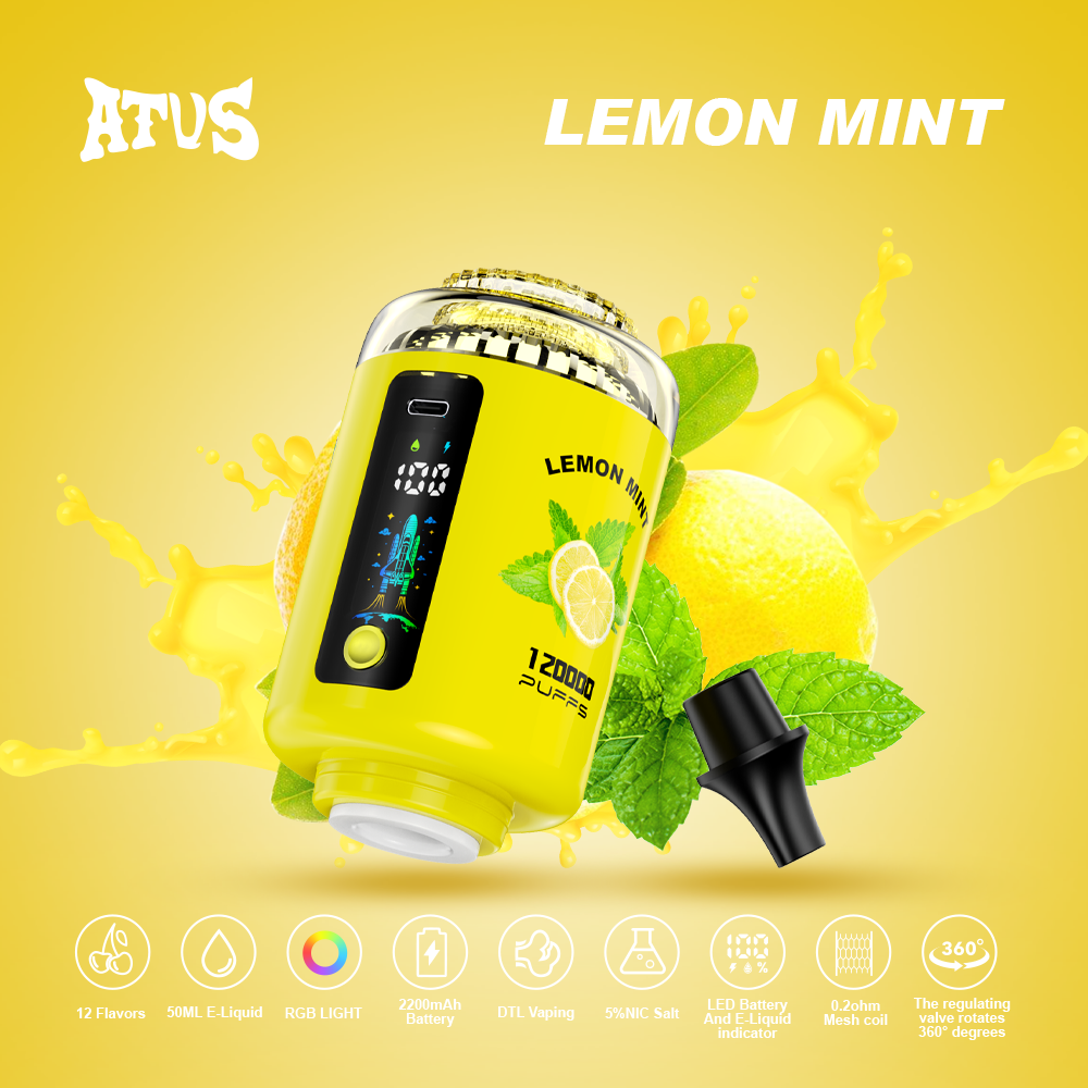 ATVS 120k Puffs Hookah Head Disposable Vape Wholesale - [VzVape.com]