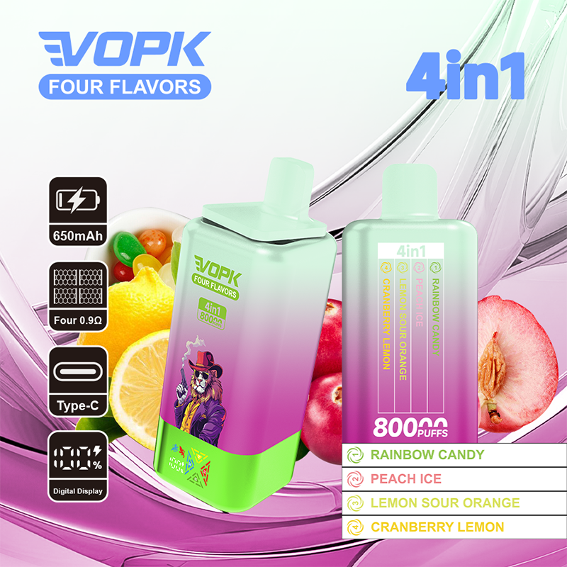EU Warehouse VOPK FOUR FLAVORS 80000 Puffs Disposable Vape Wholesale - [VzVape.com]