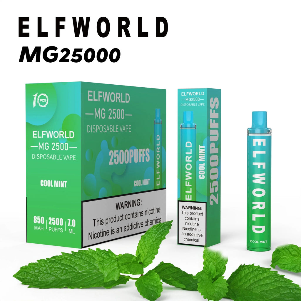 ELFWORLD MG 2500 Puffs Dosposable Vape Wholesale - Vapz Vape Wholesale