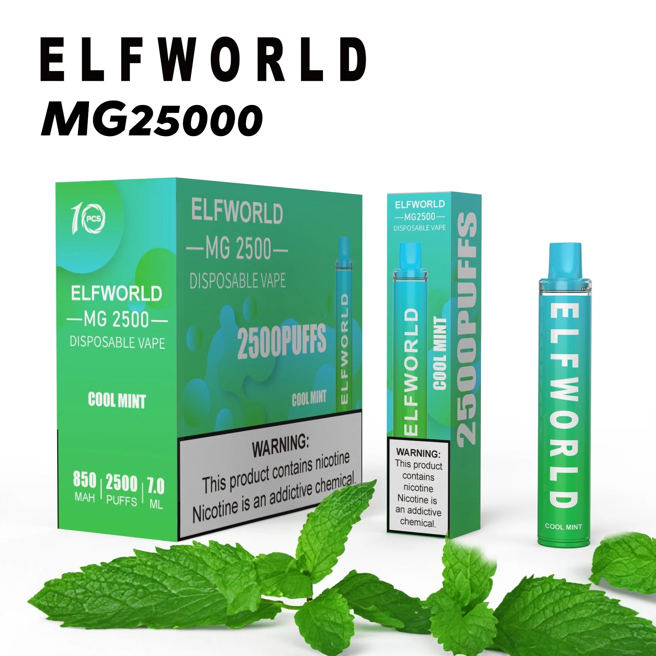 ELFWORLD MG 2500 Puffs Dosposable Vape Wholesale - Vapz Vape Wholesale