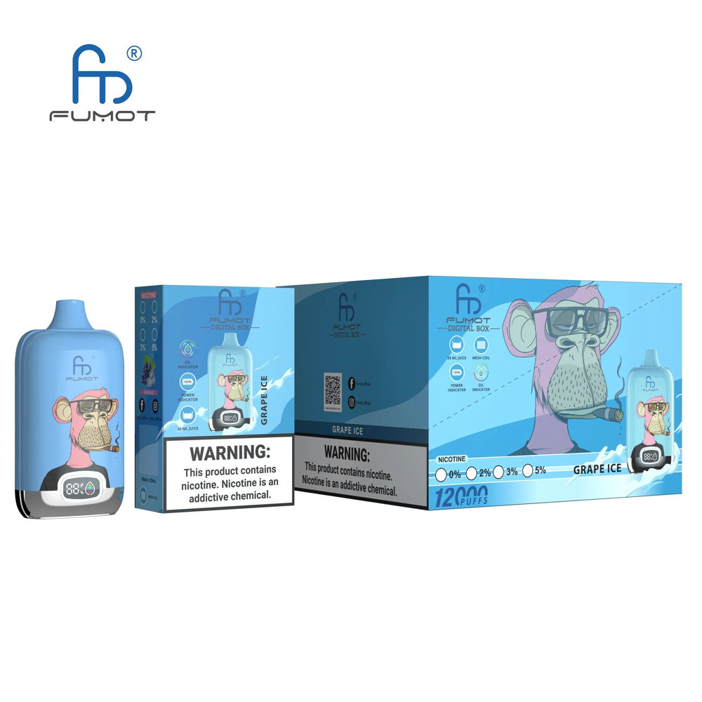 Fumot RandM Digtal box 12000  Puffs Disposable Vape Wholesale - [VzVape.com]