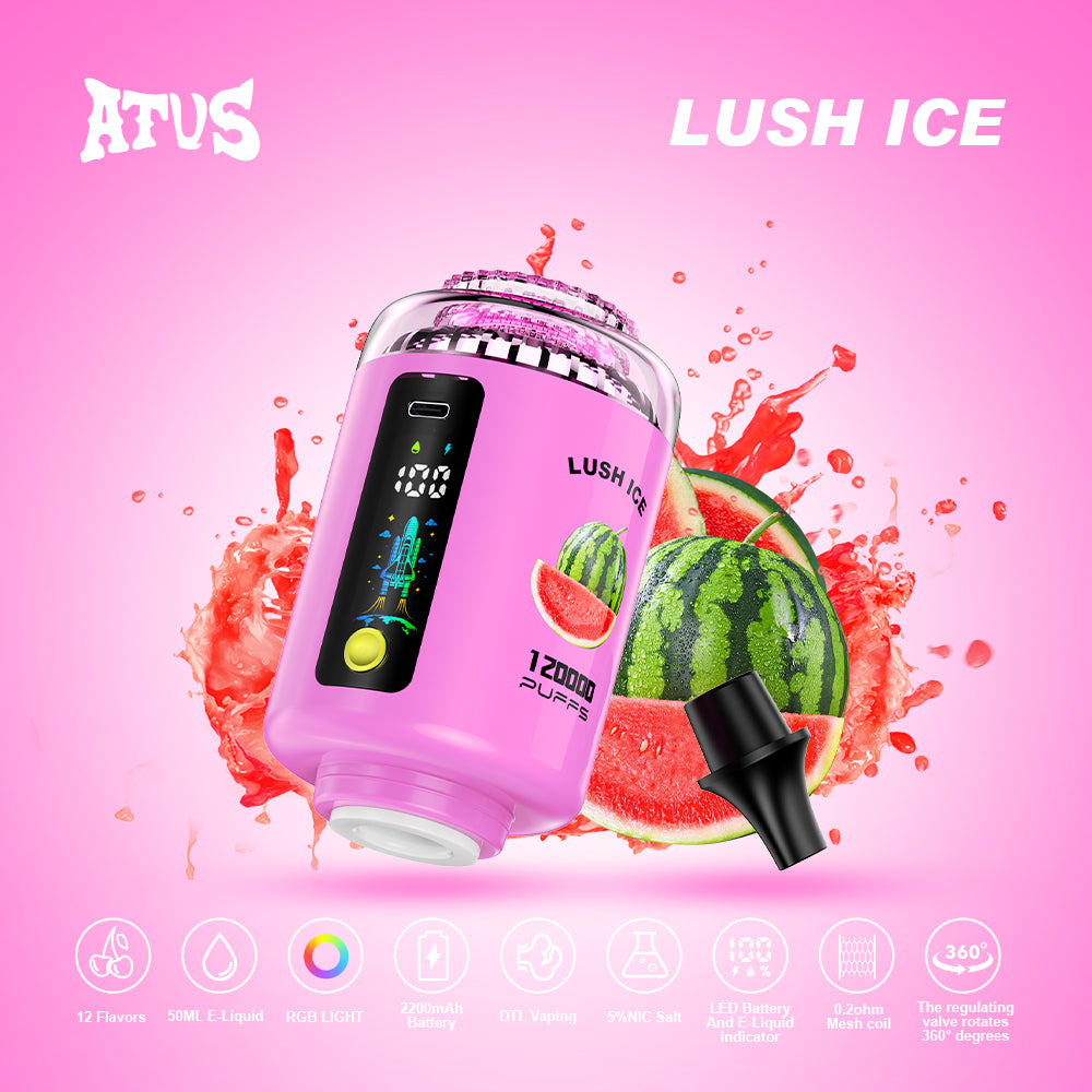 ATVS 120000 Puffs Hookah Head Disposable Vape Wholesale - Vapz Vape Wholesale