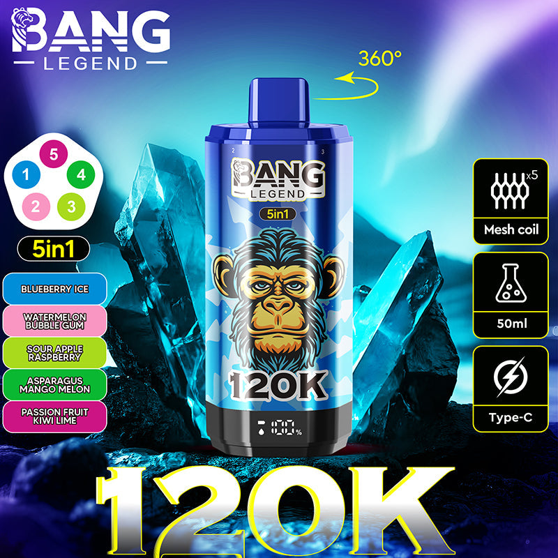 BANG LEGEND 120000 Puffs Disposable Vape Wholesale - VZVAPE