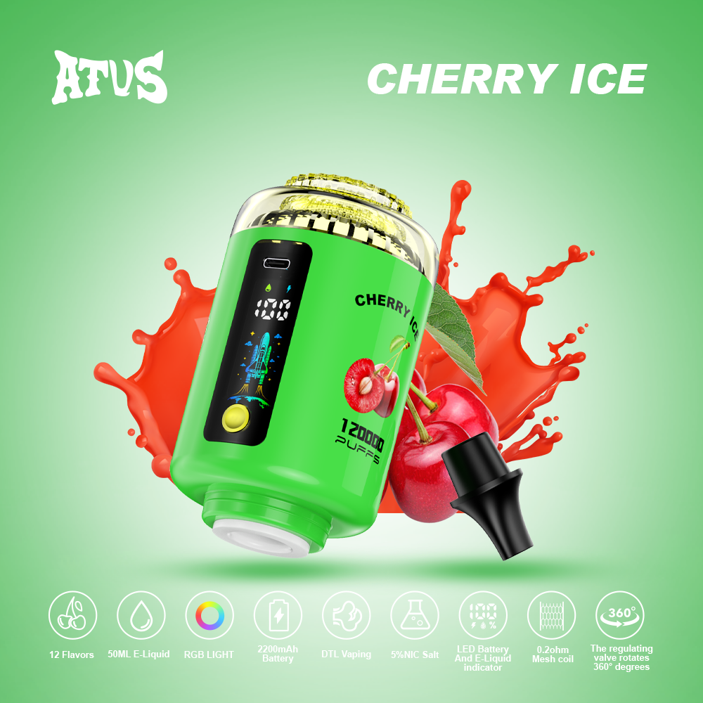 ATVS 120000 Puffs Hookah Head Disposable Vape Wholesale - Vapz Vape Wholesale