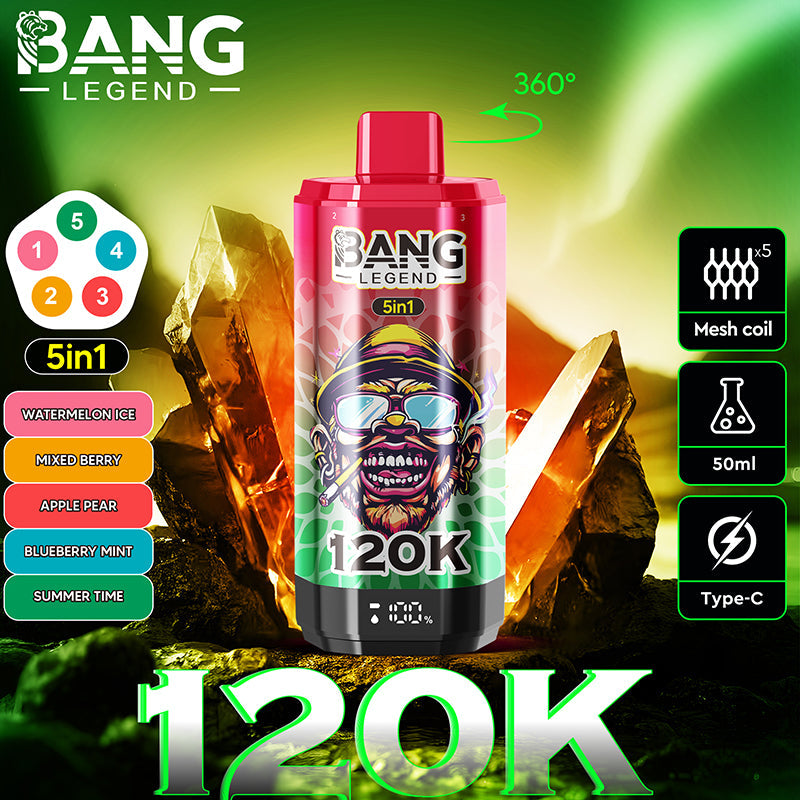 BANG LEGEND 120000 Puffs Disposable Vape Wholesale - VZVAPE