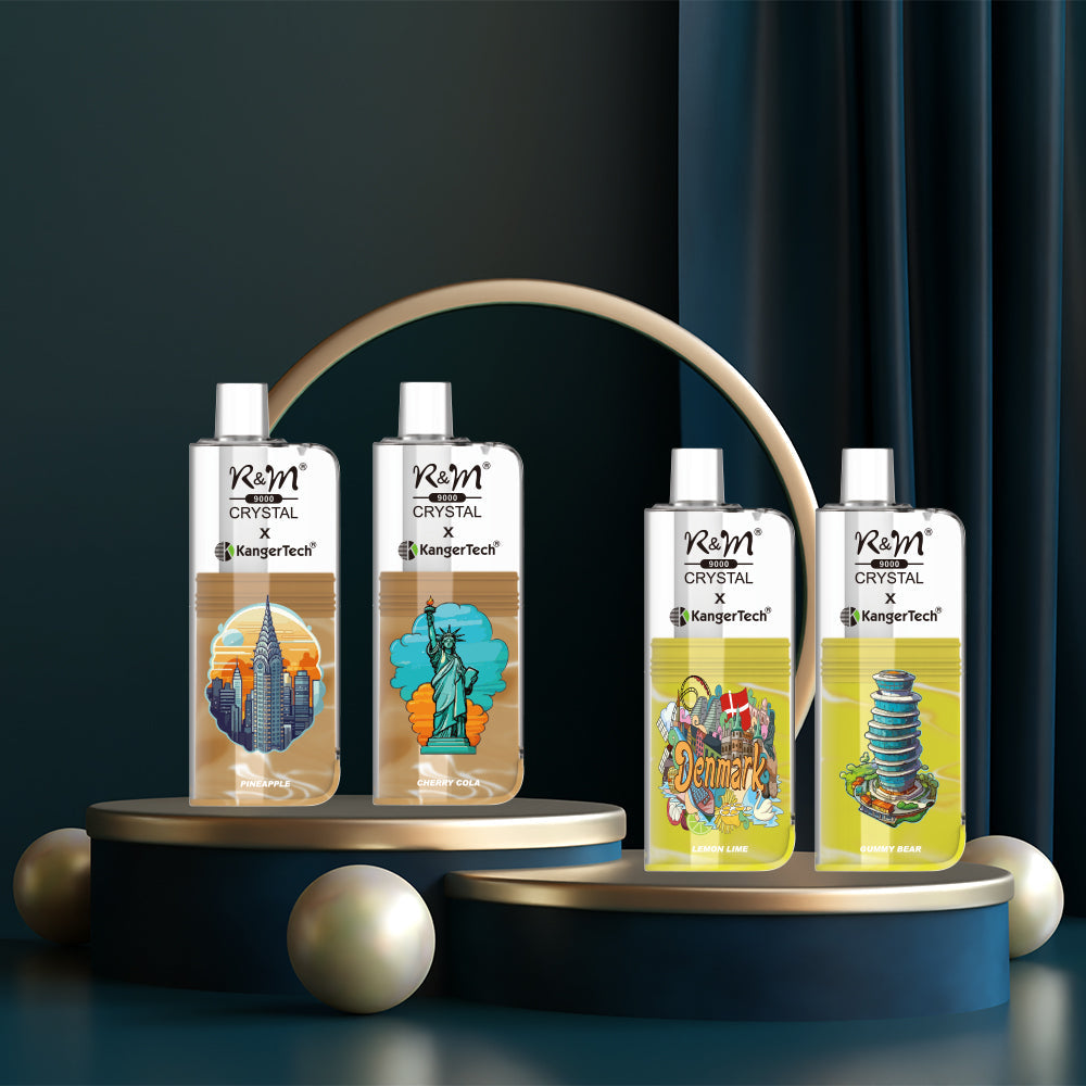 R&M CRYSTAL 9000 Puffs Disposable Vape Wholesale - Vapz Vape Wholesale