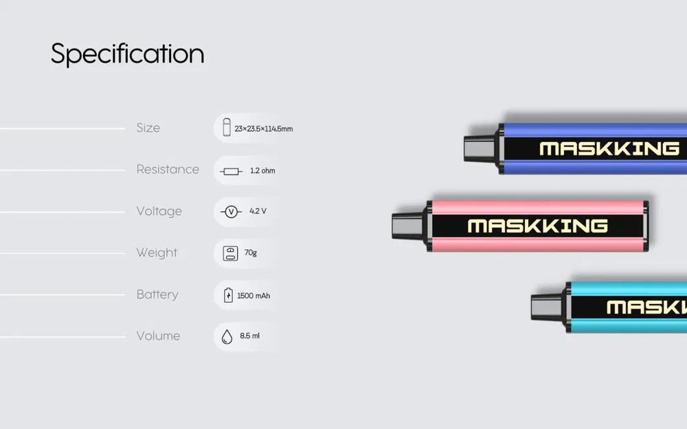 EU Warehouse Maskking Super CC 2500 Puffs Disposable Vape Wholesale - [VzVape.com]