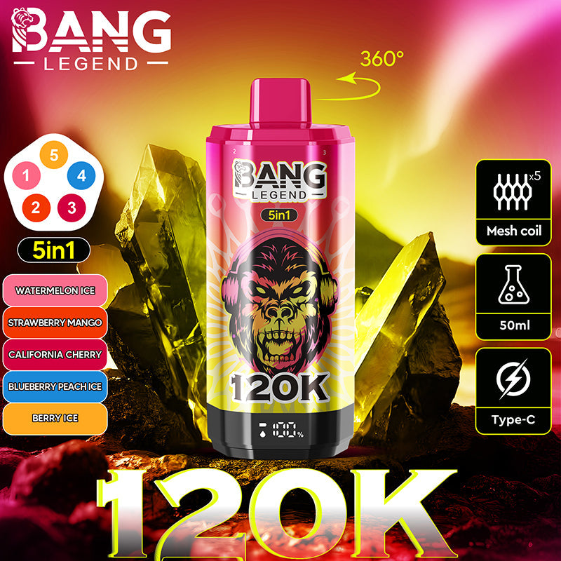 BANG LEGEND 120000 Puffs Disposable Vape Wholesale - VZVAPE