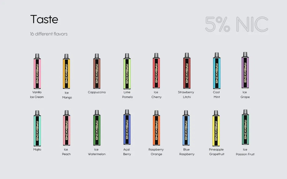 EU Warehouse Maskking Super CC 2500 Puffs Disposable Vape Wholesale - [VzVape.com]