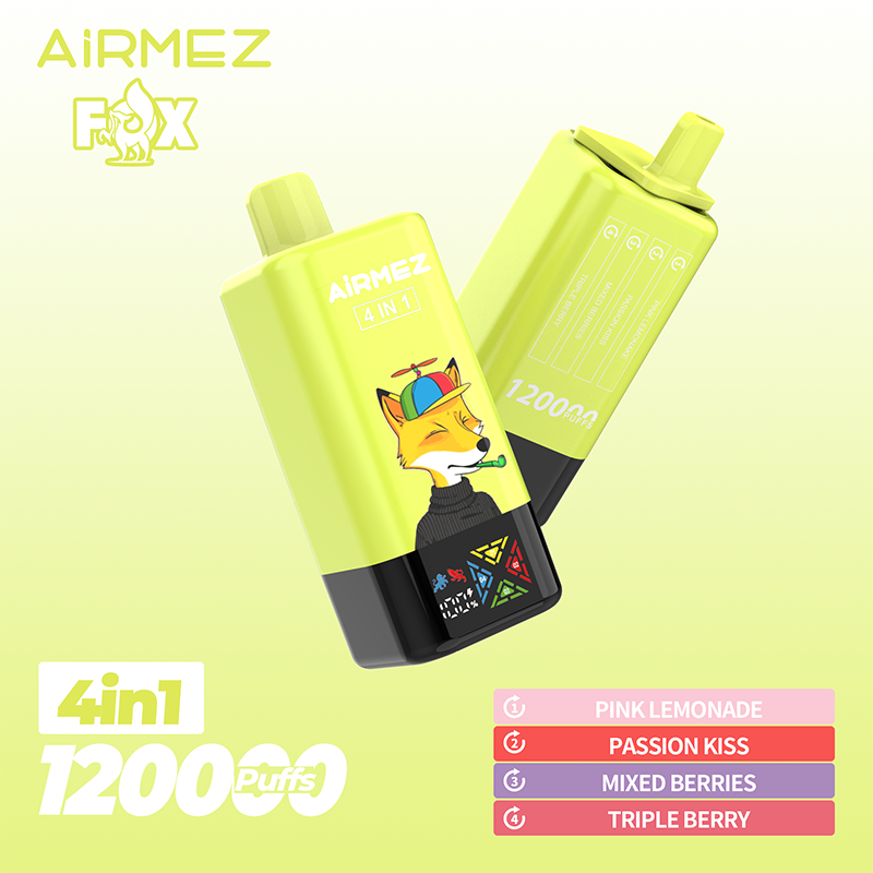 EU Warehouse Airmez FOX 4 IN 1 120000 Puffs Disposable Vape Wholesale - [VzVape.com]