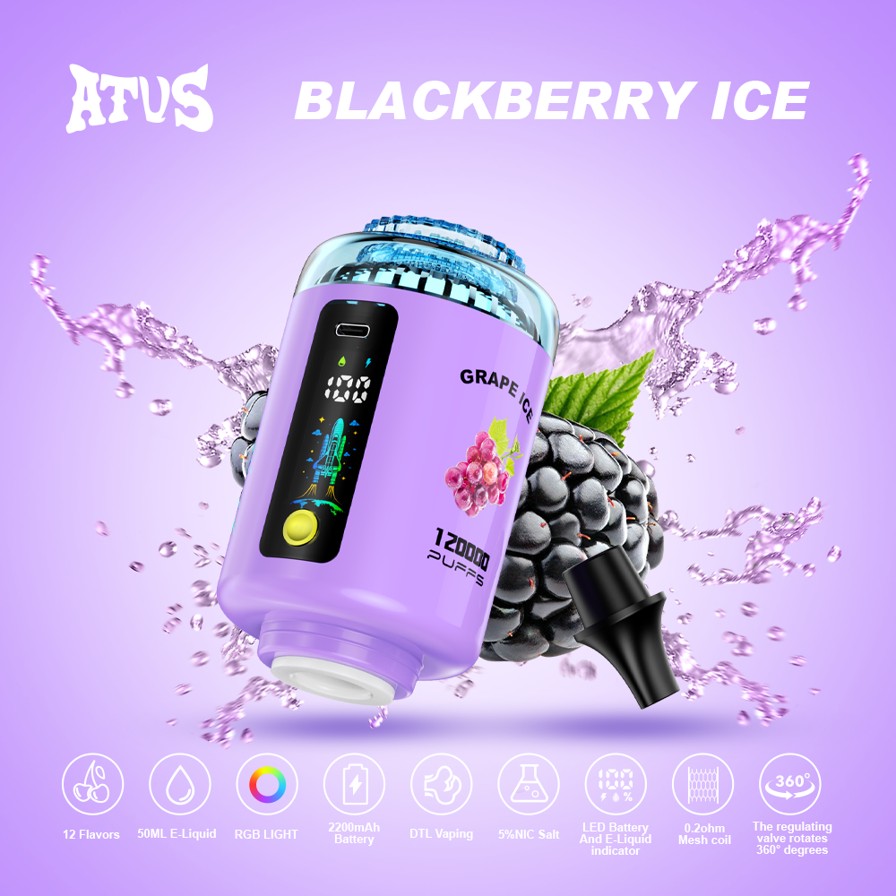 ATVS 120000 Puffs Hookah Head Disposable Vape Wholesale - VZVAPE