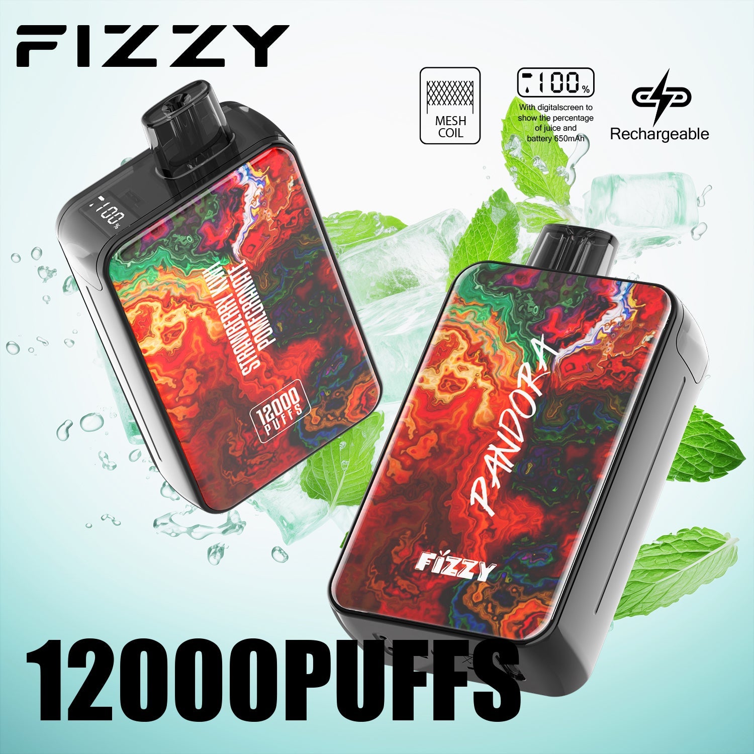 FIZZY PANDORA 12000 Puffs Disposable Vape Wholesale - Vapz Vape Wholesale