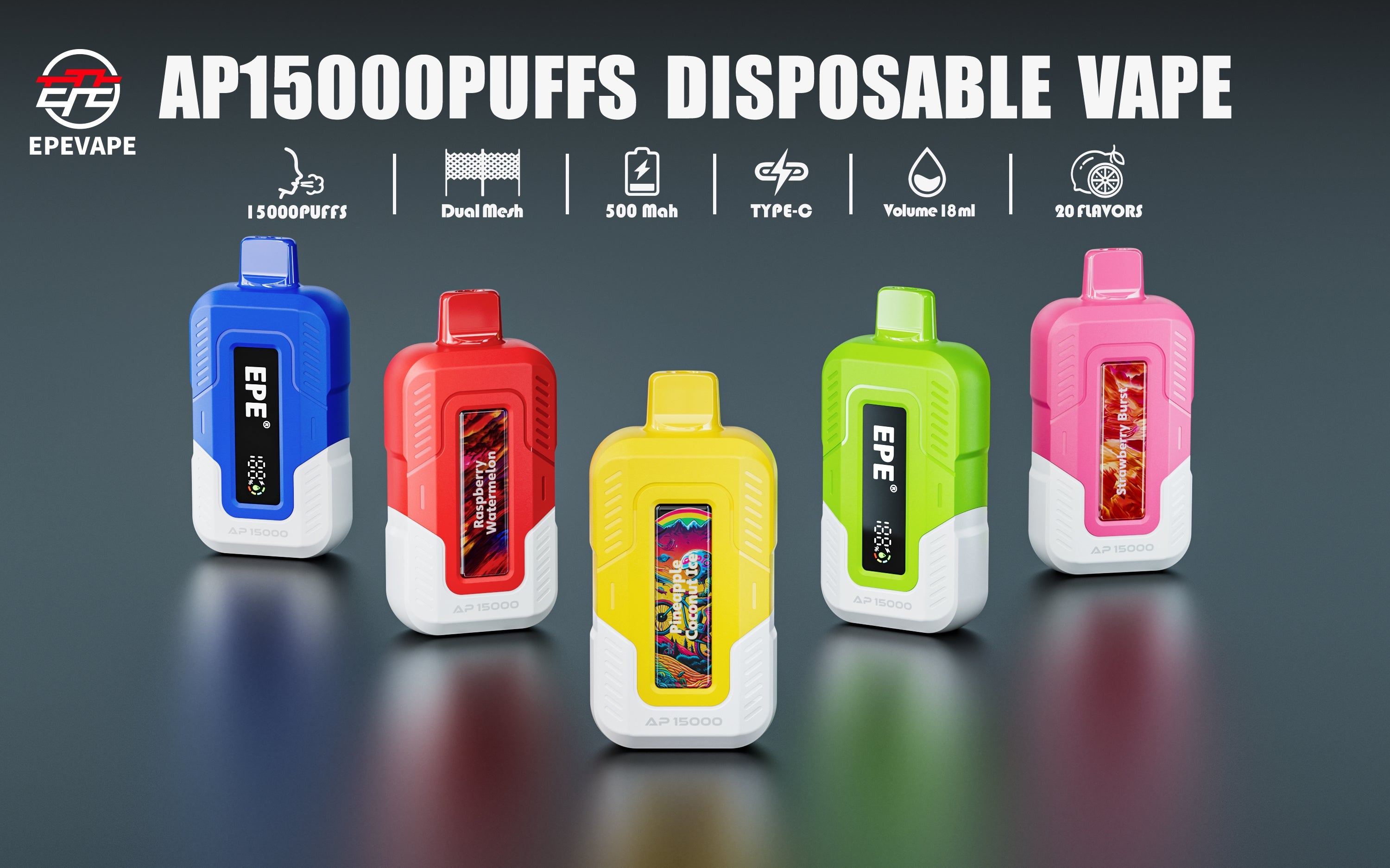 EPE 15000 Puffs Disposable Vape Wholesale - Vapz Vape Wholesale